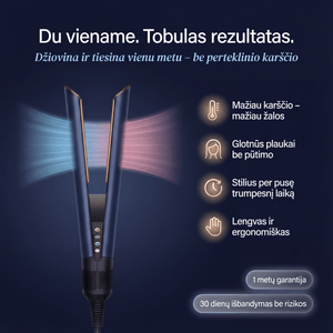 2-1 Plaukų Oro Tiesintuvas