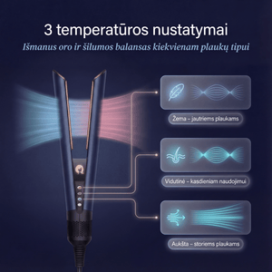 2-1 Plaukų Oro Tiesintuvas