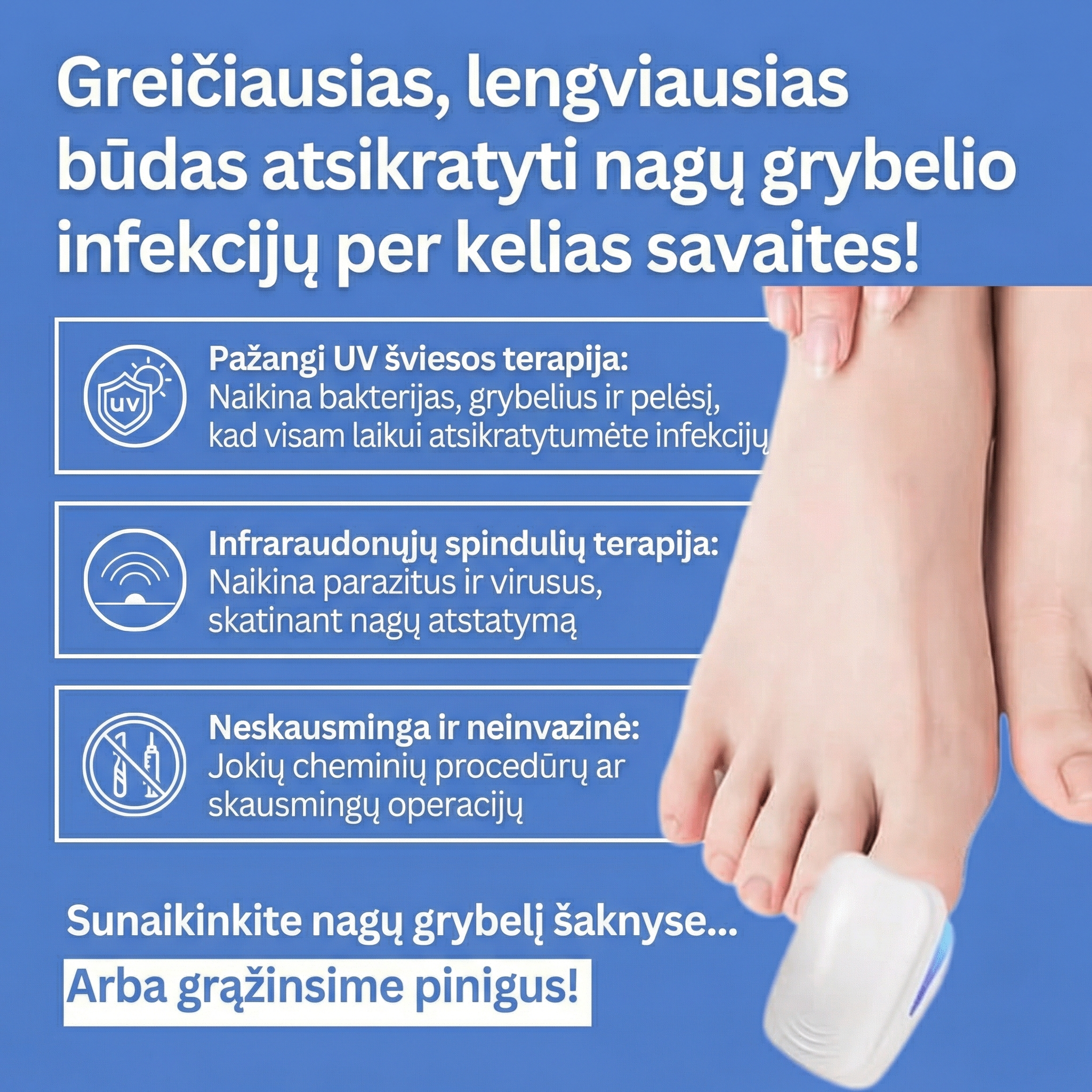 ClearNail – Pažangus sprendimas nuo nagų grybelio