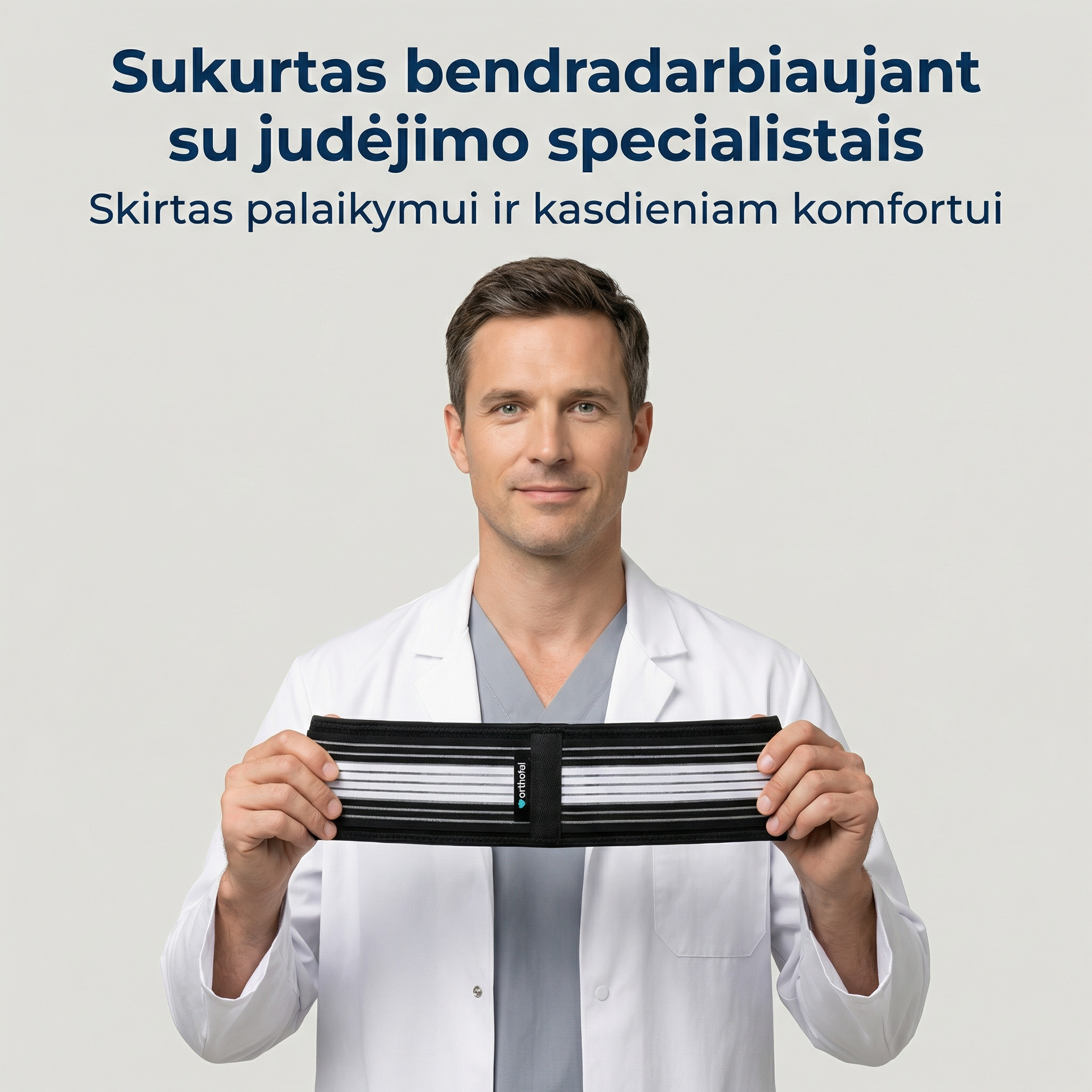 OrthoFlex - Ortopedinis Juosmens Diržas – Patogus Palaikymas Kasdienai